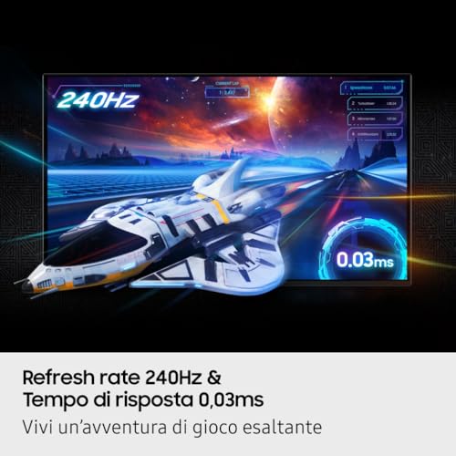 Monitor Gaming Odyssey OLED G8 (S27FG816SU), Flat, 27'', 3840x2160 (UHD 4K), 16:9, QD-OLED Glare Free, 240Hz, 0,03ms (GtG), FreeSync Premium Pro, Compatibilità G-Sync, Safeguard+, HDMI, DP - Monitor - Immagine 8
