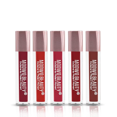 Matte Liquid Mini Lipstick Combo of 5 Long Lasting
