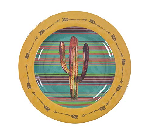 Image of Paseo Road Cactus Southwestern 14-PC Melamine Dinnerware Set