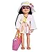 Maplelea Shoreline Sun, Swim Cover-up for 18 Inch Dolls