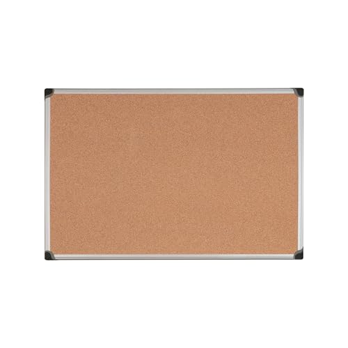 MasterVision Maya Series Self-Healing Cork Bulletin Board, Wall Mounting Push Pin Cork Board, 18