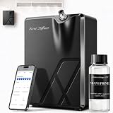 Smart HVAC Scent Diffuser, Waterless Essential Oil Diffuser for Whole House & Large Room up to 2000 Sq.Ft, Cold Air Hotel Collection Scent Machine with WiFi & Bluetooth App, Includes 100ml Oil, Black
