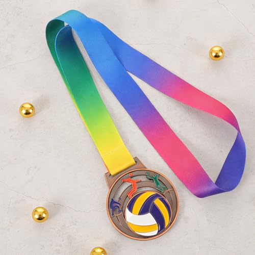 Medallas de voleibol de aleación duradera con diseño hueco para eventos 6