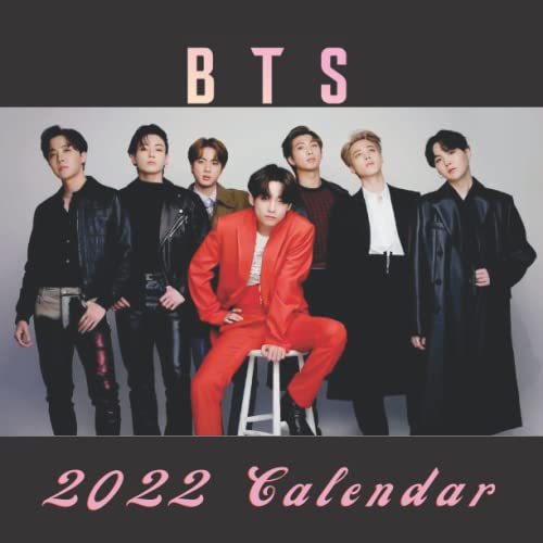 BTS CALENDAR 2022: k-Pop Bangtan Boys Monthly calendar planner 2022, Great Bts gift for all fans, kids & adults, With 14 Unique BTS Pictures (Young Forever Bts) Bts Merchandise For Girls & Boys