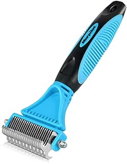 Morpilot® Dog Brush, Dog Cat Comb, Dog Grooming Rake, Dematting Comb, Shedding Tool, Undercoat Rake for Small, Medium and Large Pets, Effectively Reduces Hair Loss by up to 90%