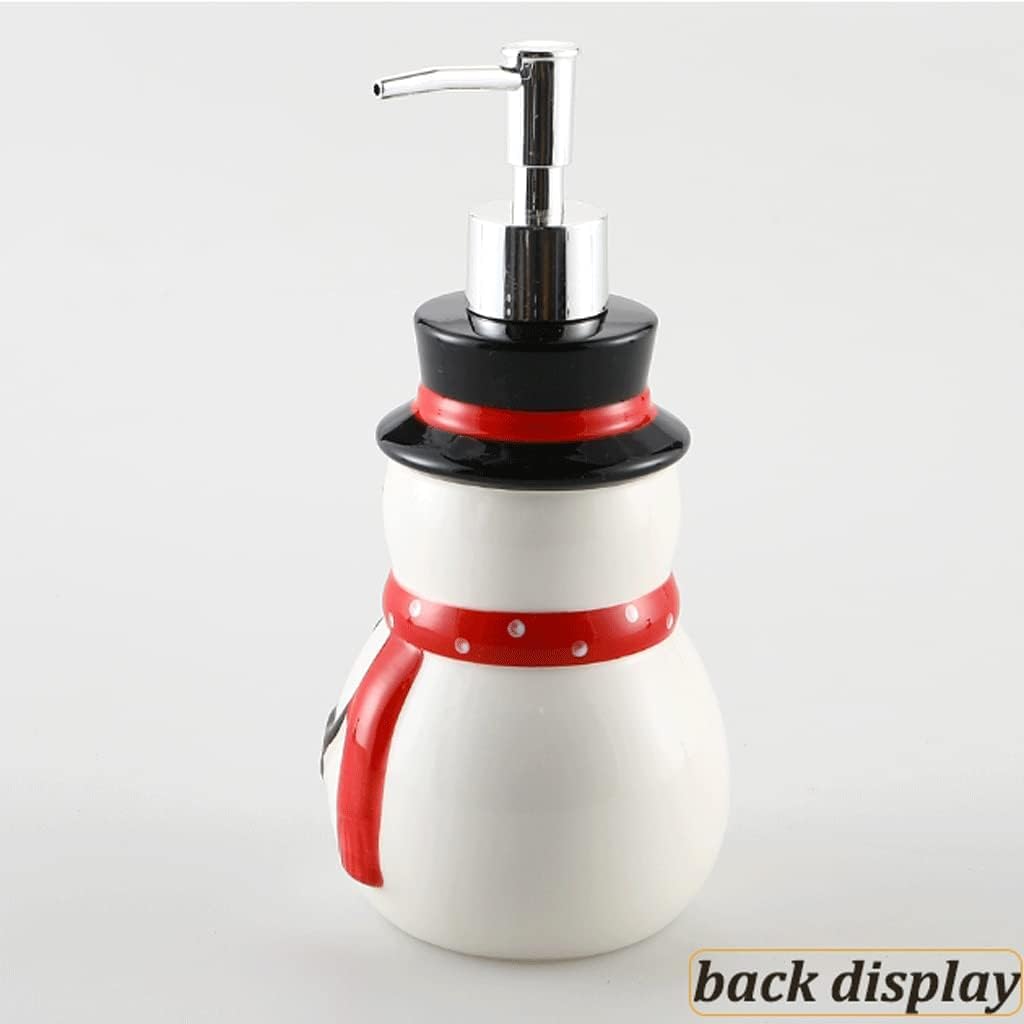 Soap Dispenser Soap Dispenser Cute Unique Ceramic Soap Pump for Home Bathroom Children's Room Refillable Lotion Dispenser 14.5 Oz / 430 Ml Exquisite
