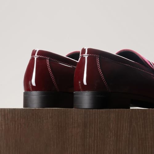 Image of Bruno Marc Men's Tuxedo Loafers Slip-on Dress Shoes