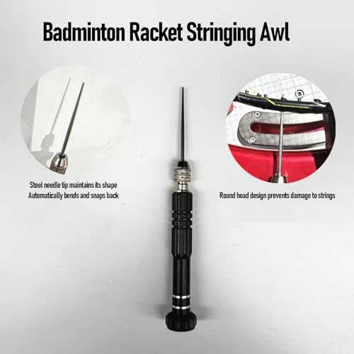 image for CHEOTIME Tennis Stringing Machine Awl Tool, Racket String Assistance R