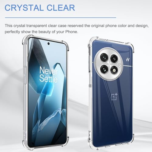 Image of for [ Oneplus 13R 5G ] Bumper | Transparent | Back Case Cover for [ Oneplus 13R 5G ] - Transparent