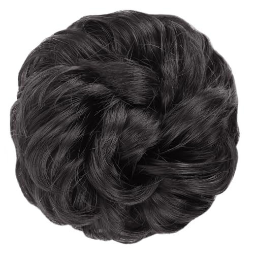 image for MORICA Messy Hair Bun Hair Scrunchies Extension Curly Wavy Messy Bun H