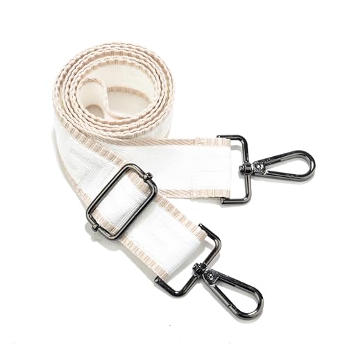 Image of Wide Purse Strap Replacement Crossbody Canvas Shoulder Bag, Universal Adjustable Straps for Bags(55 inchLong)