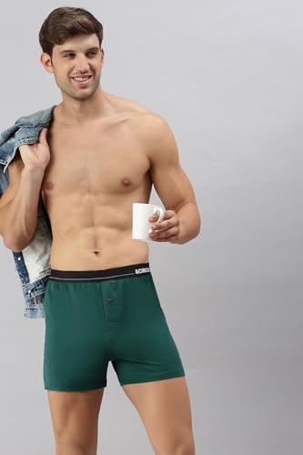 Image of &Circus Men's Puresoft Beechwood Modal Boxers | Ultra Soft Elastane Stretch Mens Breathable Boxer Innerwear Men