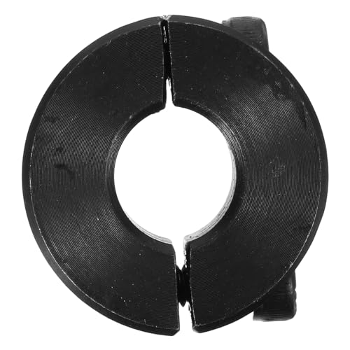 MUCKLILY Collares De Eje De Sujeción Detener El Anillo Abrazadera Fija Anillo De Retención Anillo De Eje Anillo De Empuje Del Buje Anillos De Eje Abrazadera De Garganta 45# Acero Black