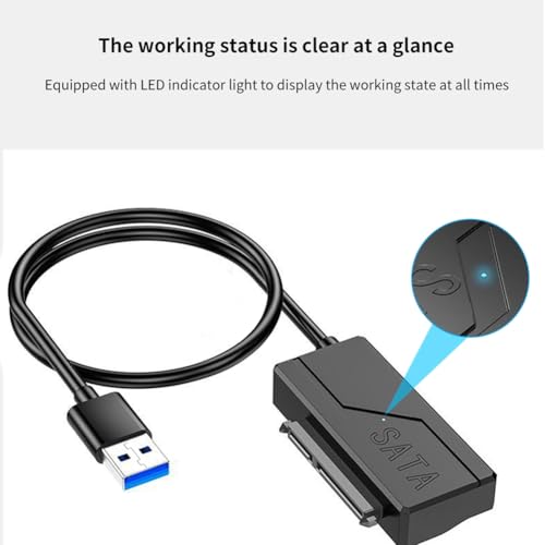 Cable USB 3.0 a SATA para disco duro externo miniatura 7