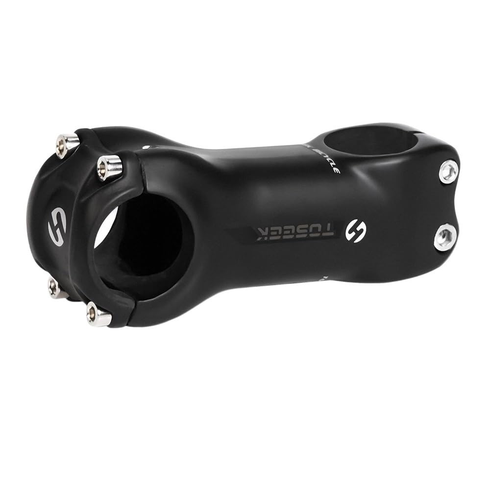 Attacco Manubrio Mtb Accessori for bici con attacco manubrio in carbonio nero opaco Attacchi manubrio da 31,8 mm Parti di biciclette da 6 o 17 gradi Attacco Manubrio Bici Da Corsa(17 Degrees 70mm)