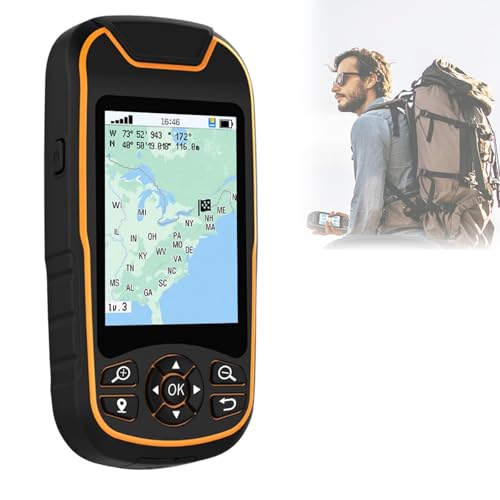 Navegador GPS de mano para topografía al aire libre, medidas de área y longitud, seguimiento de elevación, mapeo CAD y exportación de datos para bosques, tierras agrícolas y minería