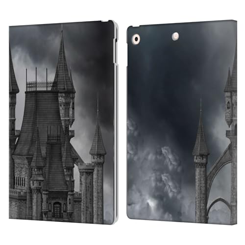 Housse iPad 10.2 Château Sombre pour travailler au café avec style