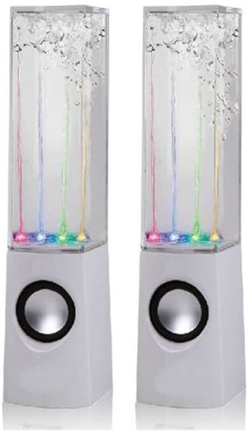 DUANxiaoyanK Enceinte, haut-parleur à eau dansante LED, haut-parleurs stéréo colorés de style...