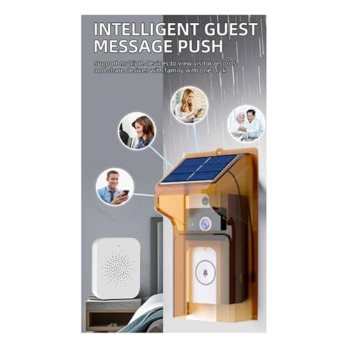 Caméra de sonnette intelligente avec interphone pour la sécurité - 7