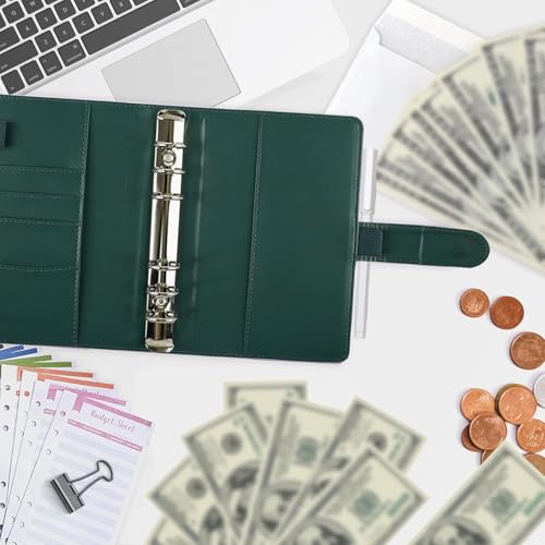 Fichário para economia de dinheiro, fichário de orçamento A6, livro de economia de dinheiro com bols