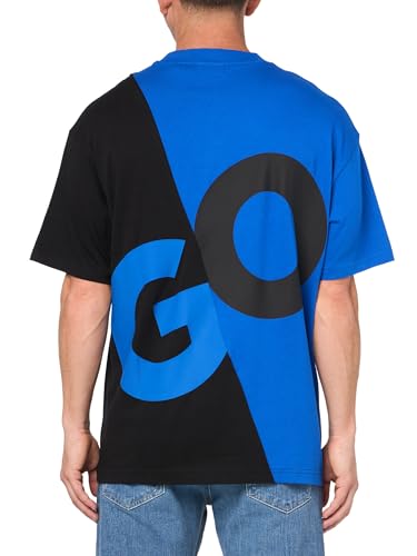 HUGO Men's Block Logo Cotton T-Shirt2
