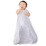 【Perfekt ausgemessene Halsausschnitt-Größe】 Wir haben 4 passende Größen, um den Hals genau zu dimensionieren, um sicherzustellen, dass das Baby nicht in den Schlafsack rutscht und er nicht zu klein ist, um das Baby zu ersticken. Es gibt viel Platz, um mit den strampelnden Beinen herumzutreten, so dass Ihr Baby eine natürliche 