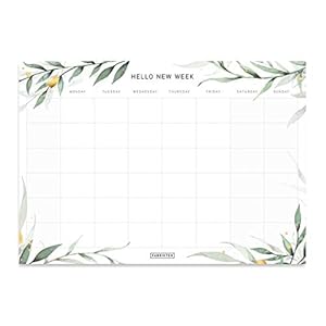 Fabrikten Botanisch Goud Weekplanner – A4 – Groen/Goud