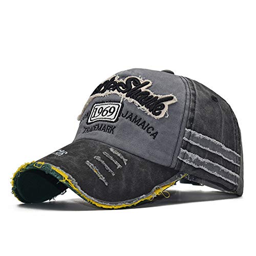 Bonfor Gorras de Hombre Beisbol Vintage Bordado 1969 Recuerdo Presente, Cap Sombrero Vaquero Mujer Baratas para Unisex Adulto (Verde Oscuro#03, Circunferencia: 54-60 cm) Cover