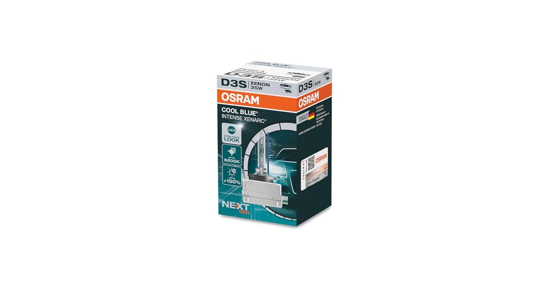 Amazon.com: OSRAM XENARC COOL BLUE INTENSE D3S, +150% more