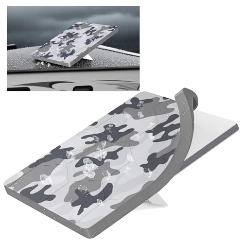 STARGEAR Starlink Mini Protective Cover Case, Hailproof Liquid Silicone Protective Case for Starlink Mini Dish, Starlink Minis Accessories Waterproof Shockproof Portable (Camo)