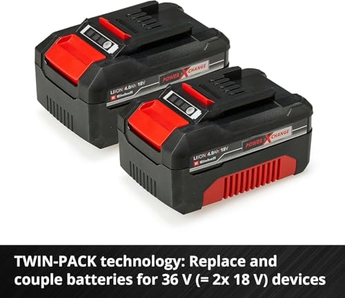 Einhell 18V 4.0Ah Lithium-Ion Battery and Charger Starter Kit, Power X-Change, Universally Compatible With All Einhell PXC Power Tools And Garden Machines, packaging may vary 4512042 10 Einhell 18V 4.0Ah Lithium-Ion Battery and Charger Starter Kit, Power X-Change, Universally Compatible With All Einhell PXC Power Tools And Garden Machines, packaging may vary 4512042 - Image 10