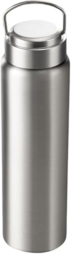 Miniatura 1 de Botella de agua de acero inoxidable aislada al vacío con infusor de té, boca ancha, sin BPA, a prueba de fugas, mantiene el frío 24 horas  caliente