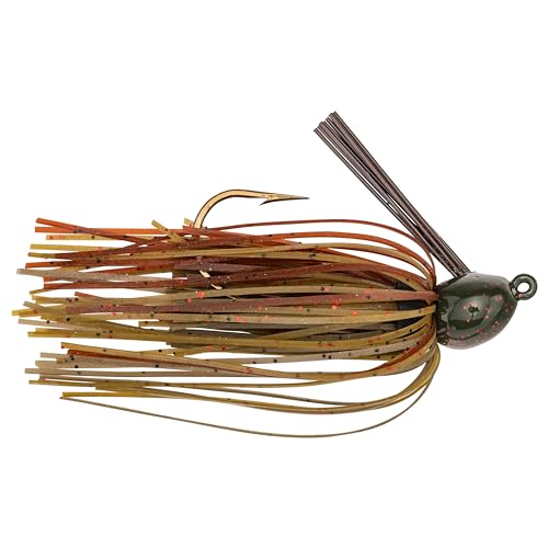 Strike King Bitsy Bug Mini Jig Green Pumpkin 3/18-Ounce (BBJ316-46)