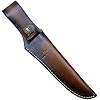 Fixed Blade Knife Sheath Fits up to 8 Inch Blade,Leather Knife Sheaths Knife Holder Hunting Knife Sheath,Straight Sheath Brown