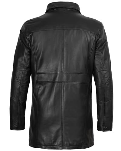 Blingsoul Leather Car Coats For Men - Real Leather Jacket Men4