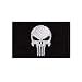 Produktbild Onuris Punisher Skull Tactical Military Morale Patch Punisher Totenkopf Klettband Aufnäher (Schwarz)