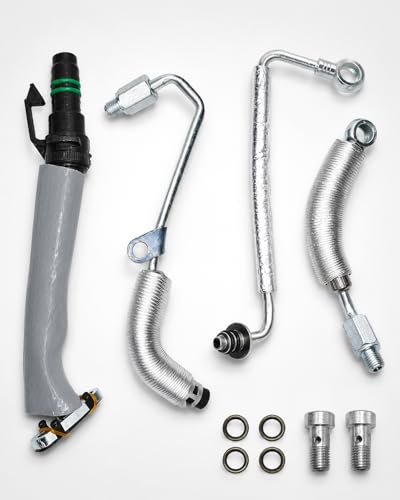 55587854/55592600 Turbo Oil Line Kit, Compatible with Cruze Sonic Trax 1.4L