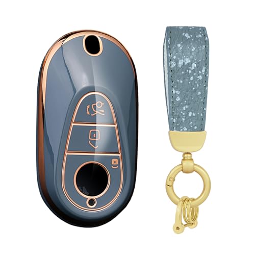 [SANRILY] �x���c������ �L�[�P�[�X �L�[�z���_�[ �L�[�ی� �����Z�f�X A C E S�N���X AMG EQA EQC EQS W223 S350L S580 C260���ɓK�p �V���R�� ���h�~ �v���[���g �I�V���� �O���[