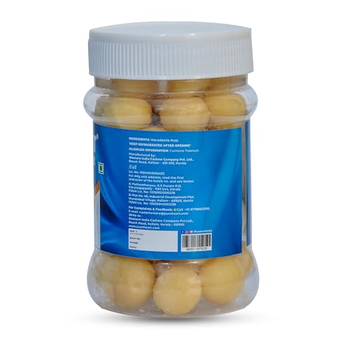 Image of Pureheart Natural Macadamia (80 gm) Premium Australian Macadamia Nuts, Rich in Antioxidants - Whole, Exotic, and Crunchy Dry Fruits, Ideal Snacks, No Additives