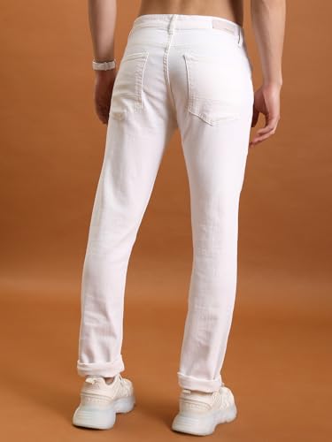 Image of Highlander Men's Straight-Fit Jeans | Classic & Modern | Stretchable Denim | Jeans for Man | Men Jeans