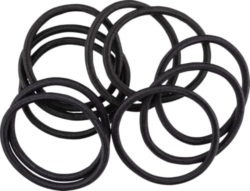 Image of Curated Cart 6 Pcs - 2 Mm Multicolour Hair Ties Band Durable Hair Accessories for Women & Girls Thick Tie With Strong Ponytail Holder
