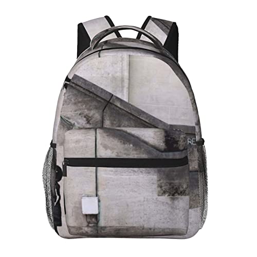 Sac à dos ordinateur portable noir grand format motif fille avec ballons en taille unique