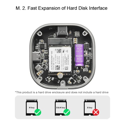Caja externa SSD M.2 2230 NVMe USB C 3.2 Gen2 miniatura 5