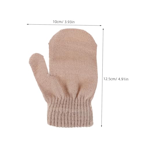 Kisangel Warm Winter Gloves for Boys and Girls Boy Girl Soft Knitted Gloves Versatile Colors2