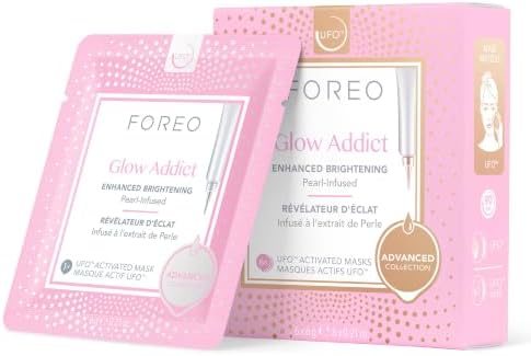 FOREO Glow Addict Advanced Collection 2.0 UFO-Activated Face Mask...