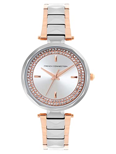 French Connection Analog Silver Dial Womens Watch-FCP36RTM (B0BGX13BGG) Amazon Price History, Amazon Price Tracker