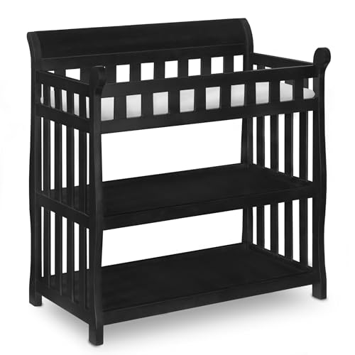 Image of Delta Children Eclipse Changing Table, Ebony Black