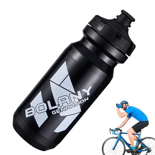 自転車用ウォーターボトル - 潮吹きウォーターボトル | 写真スポーツスクイーズウォーターボトルマウンテンバイクケトルサイクリングケトルポータブルフィットネススポーツウォーターボトルウォーターカップサイクリングケトル BPAフリー 簡単に開けられるプッシュ