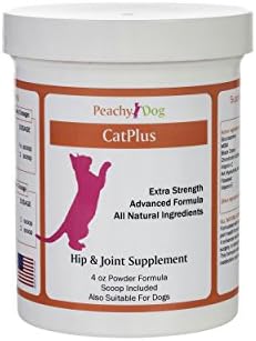 CatPlus Powder Joint Supplement. Extra Strength with Glucosamine, Vitamins & Omega Oils. Reduce Pain & Inflammation, Improve Comfort & Flexibility, Accelerate Recovery & Maintain Healthy Joints
