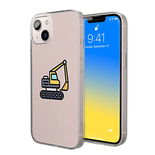 Funda iPhone 14 a prueba de golpes de silicona transparente y flexible Bonateks